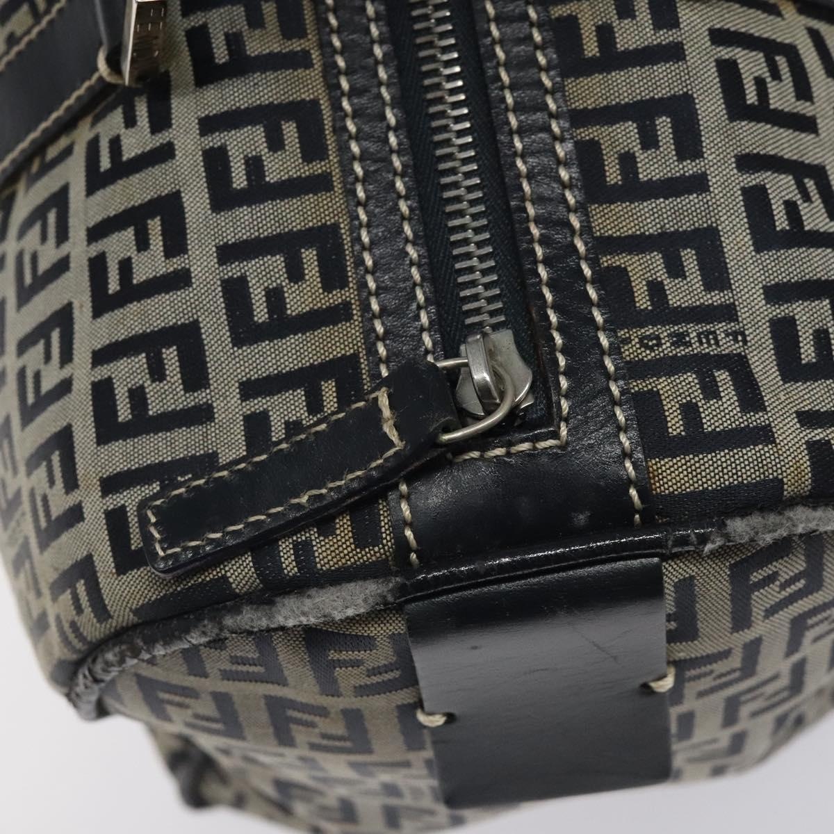 FENDI Zucchino Canvas Hand Bag Navy - 15