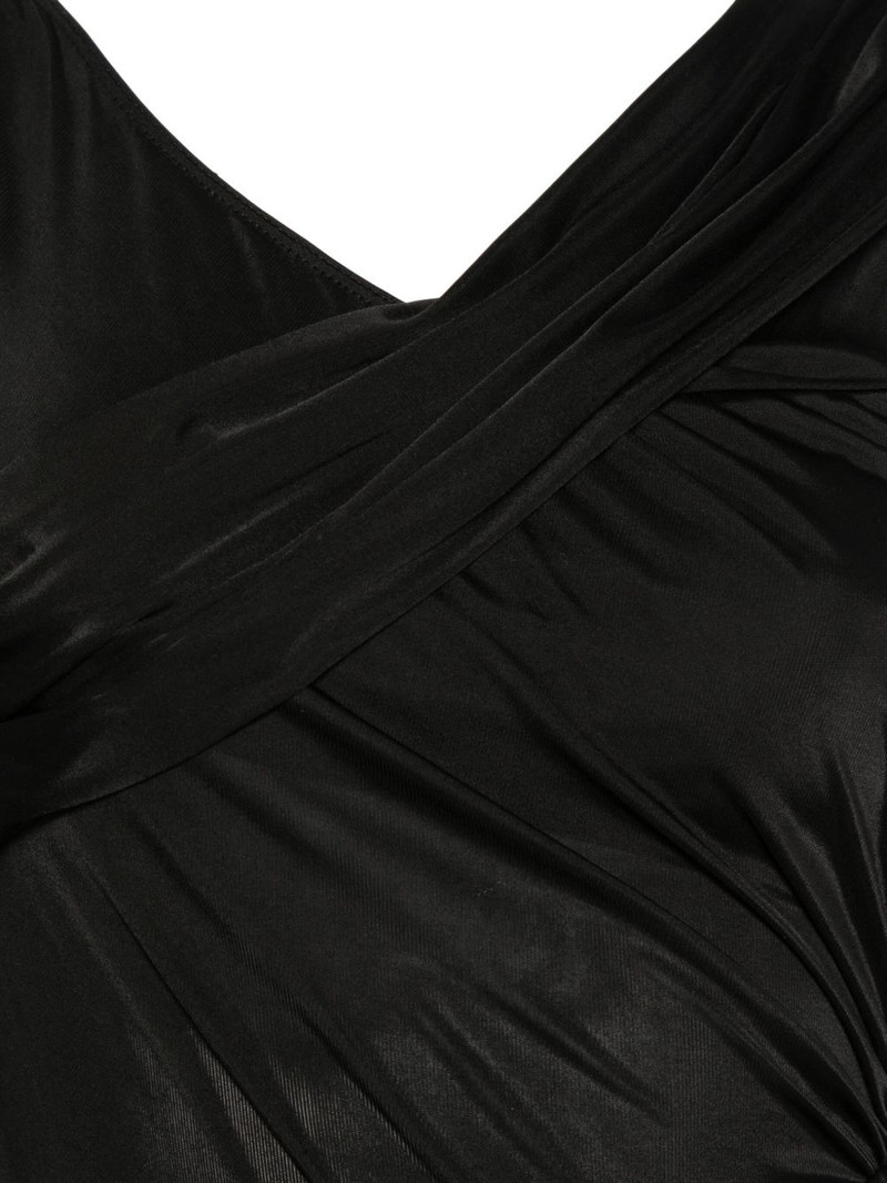 draped sleeveless dress 3