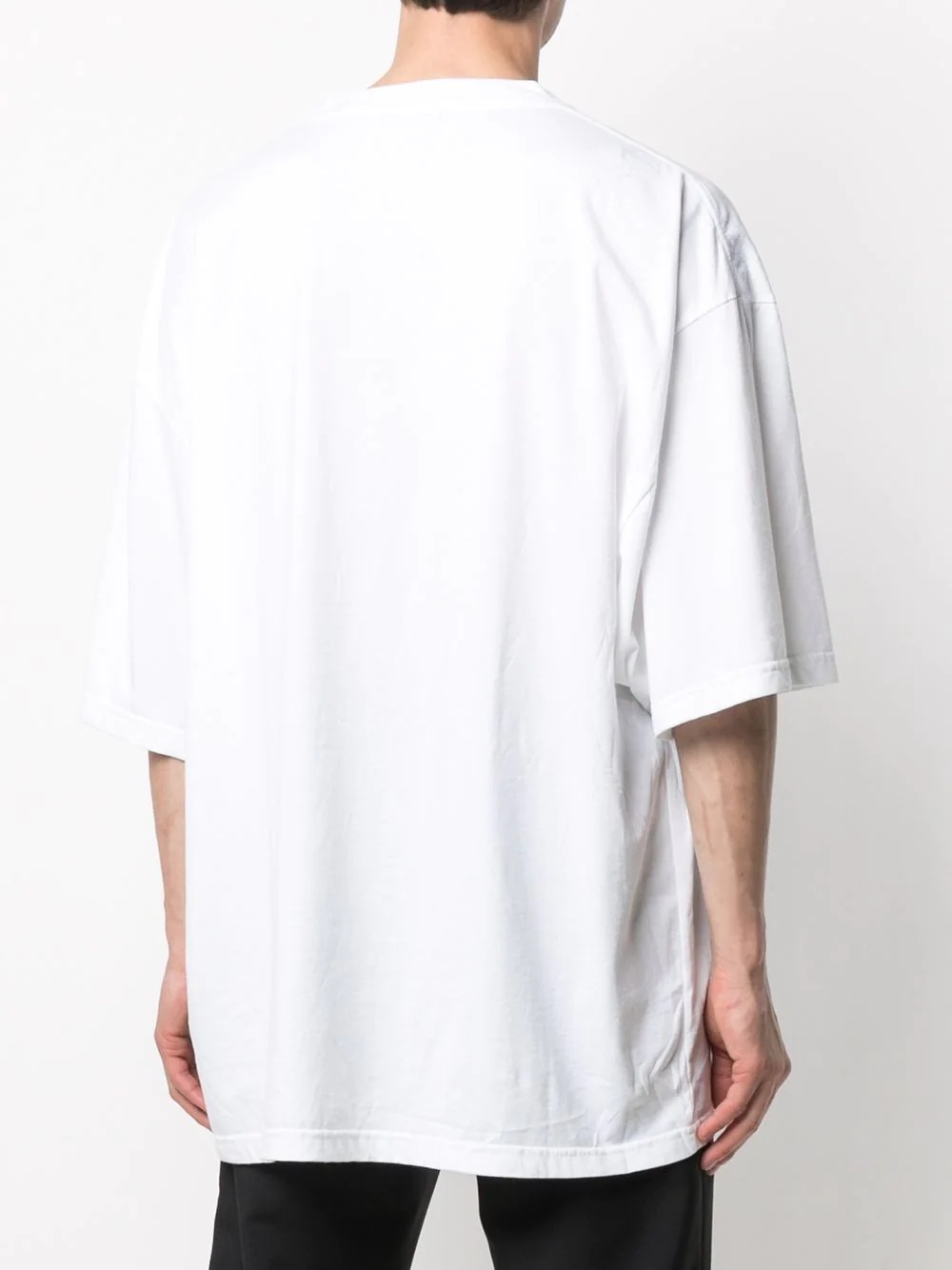 oversized logo-print T-shirt - 4