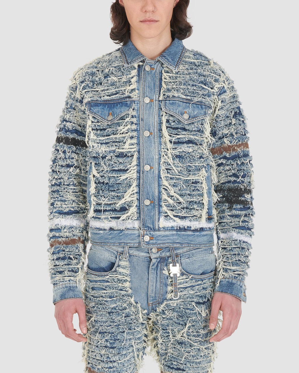 DENIM JACKET BLACKMEANS - 2