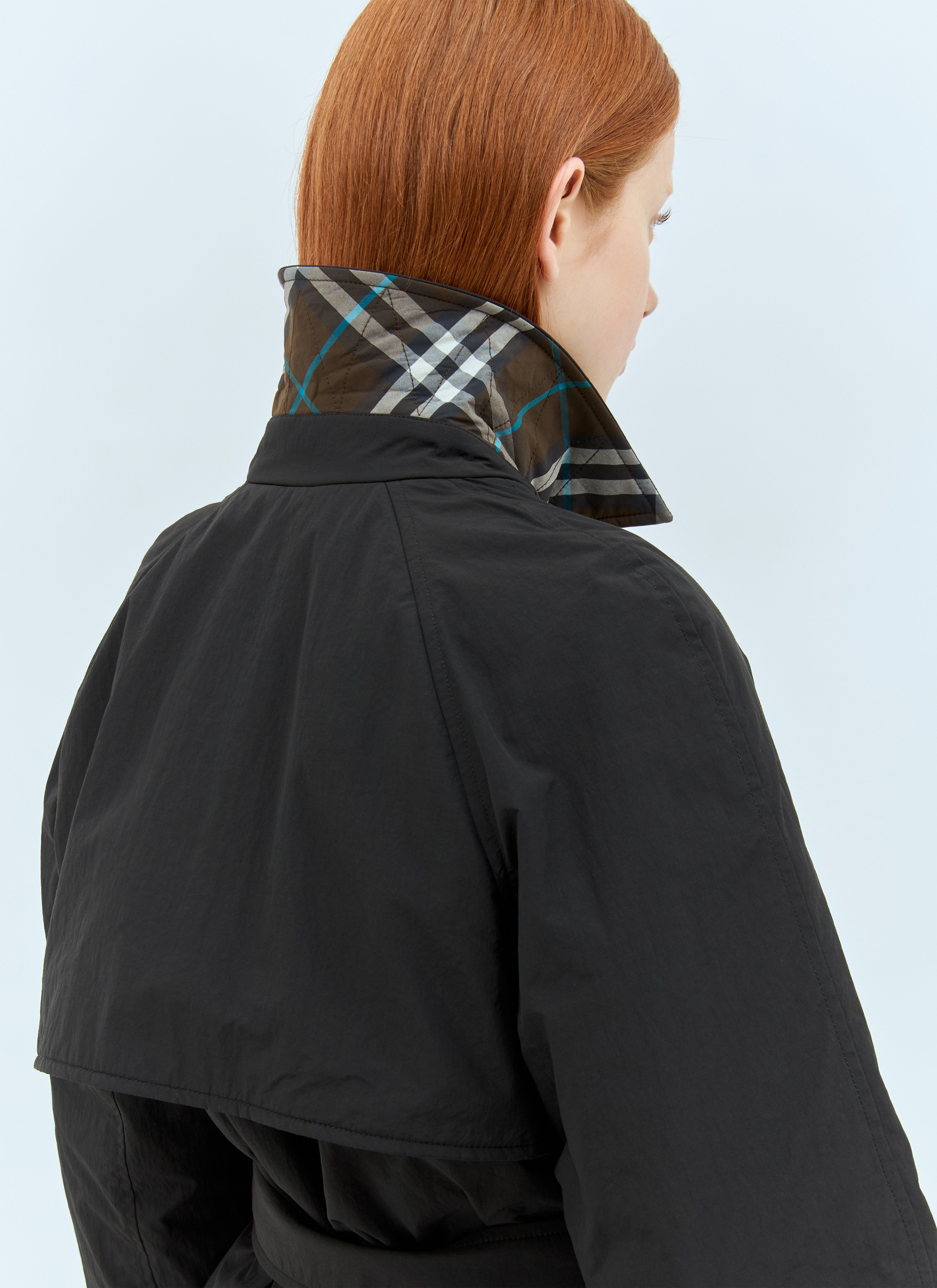 Burberry Women Long Nylon Cotton Padded Car Coat - 2