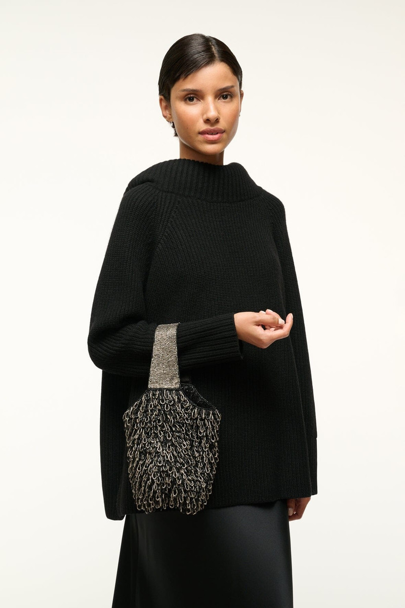 STAUD STAUD HARUKO BEADED BAG BLACK outlook