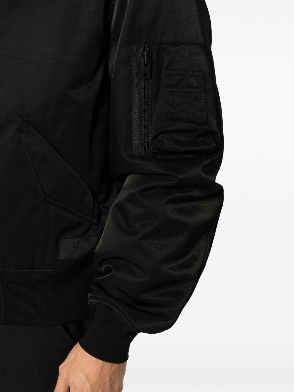 long-sleeve bomber jacket