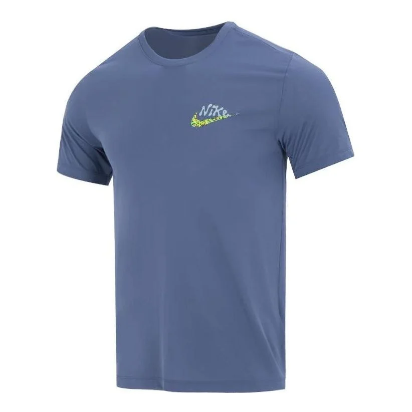 Nike Dri-FIT Fitness T-Shirt 'Blue' FJ2372-491 - 1