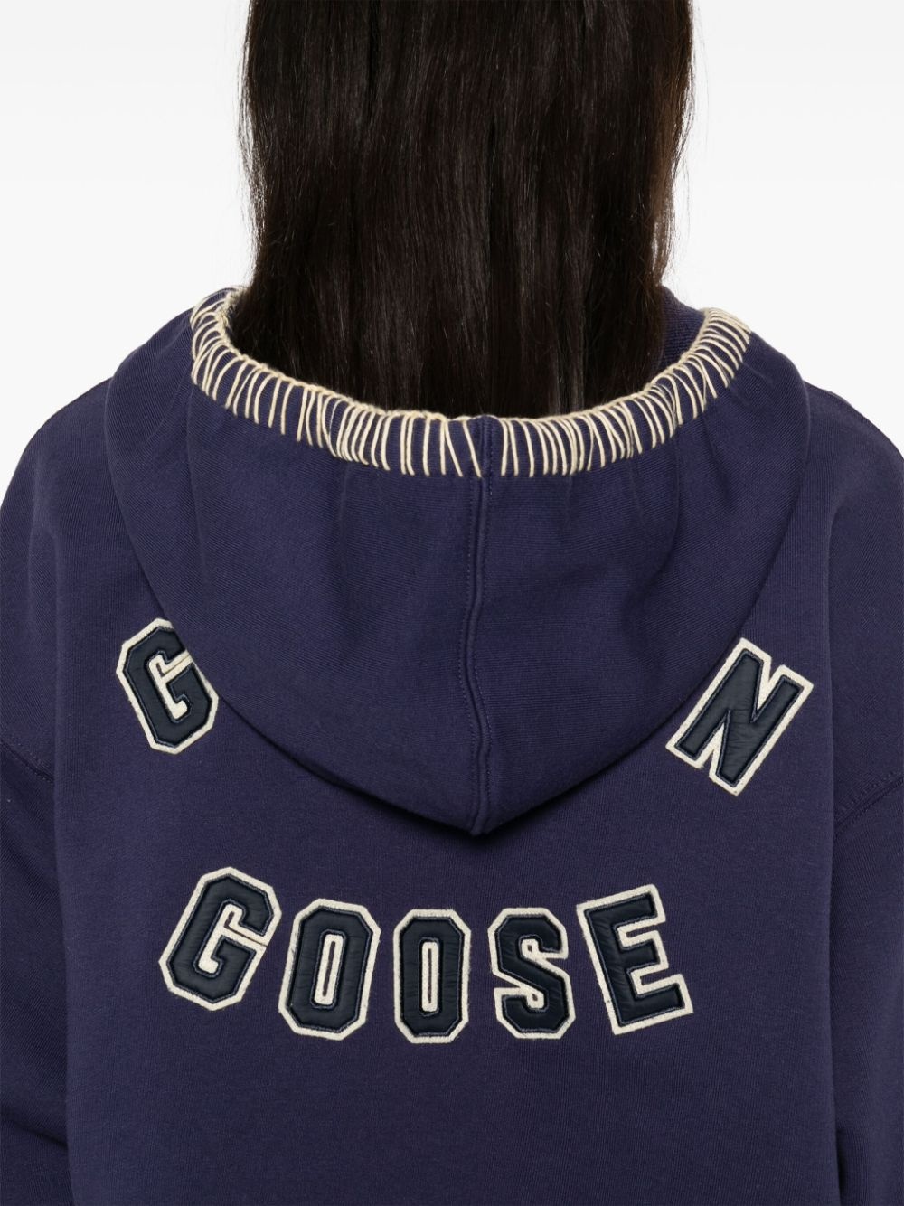 half-zip cropped hoodie - 5