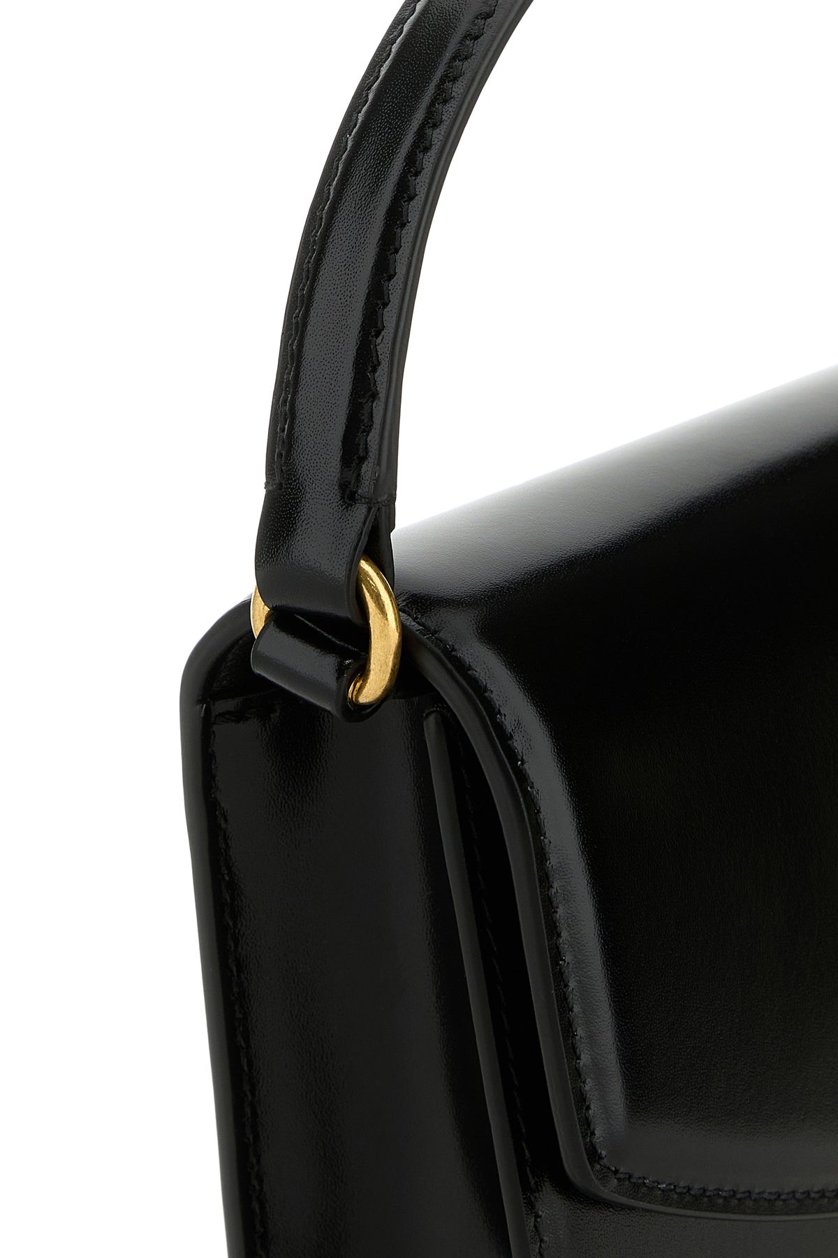 Black leather VLogo Signature shoulder bag - 4