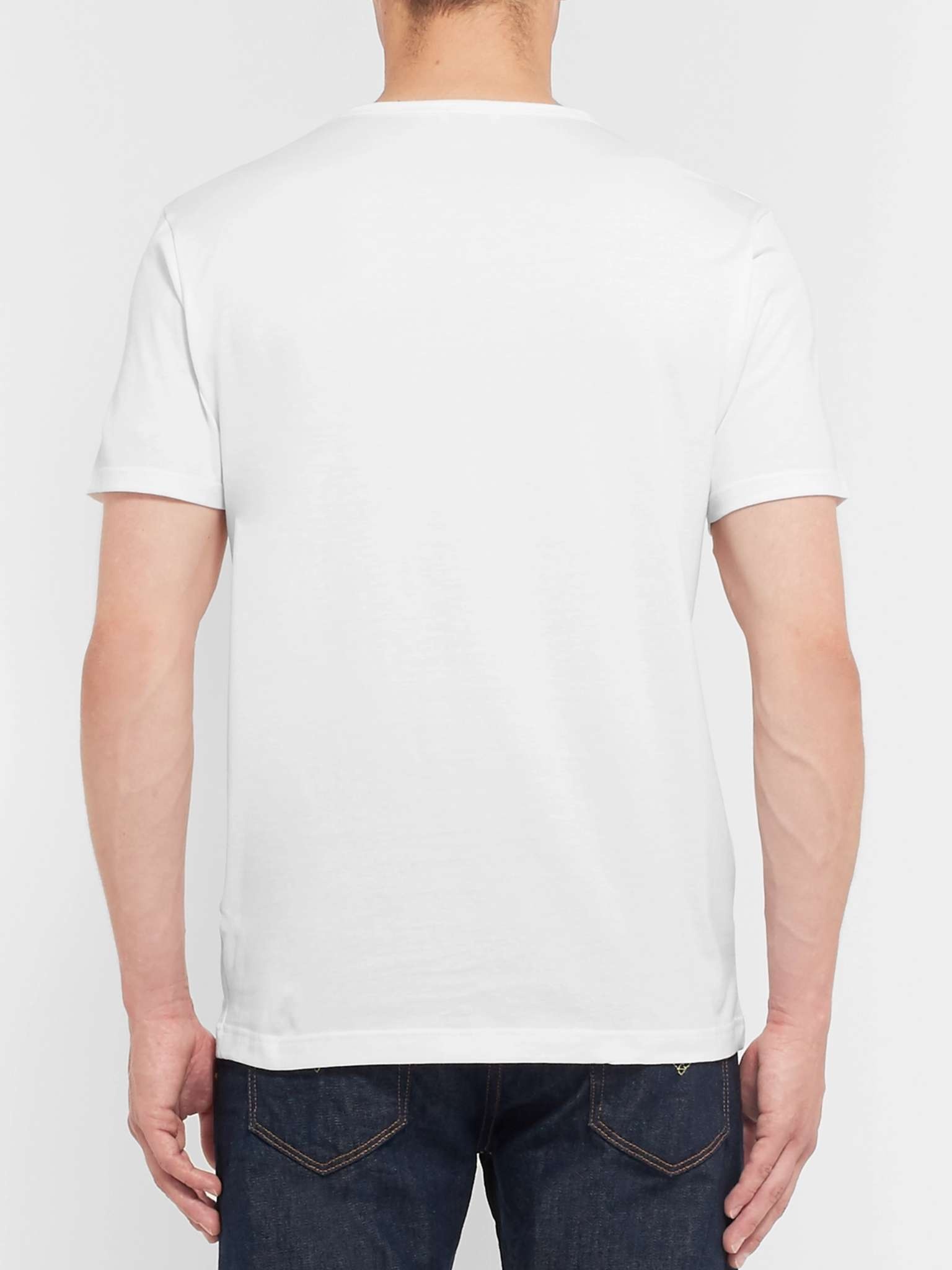 Supima Cotton-Jersey T-Shirt - 5