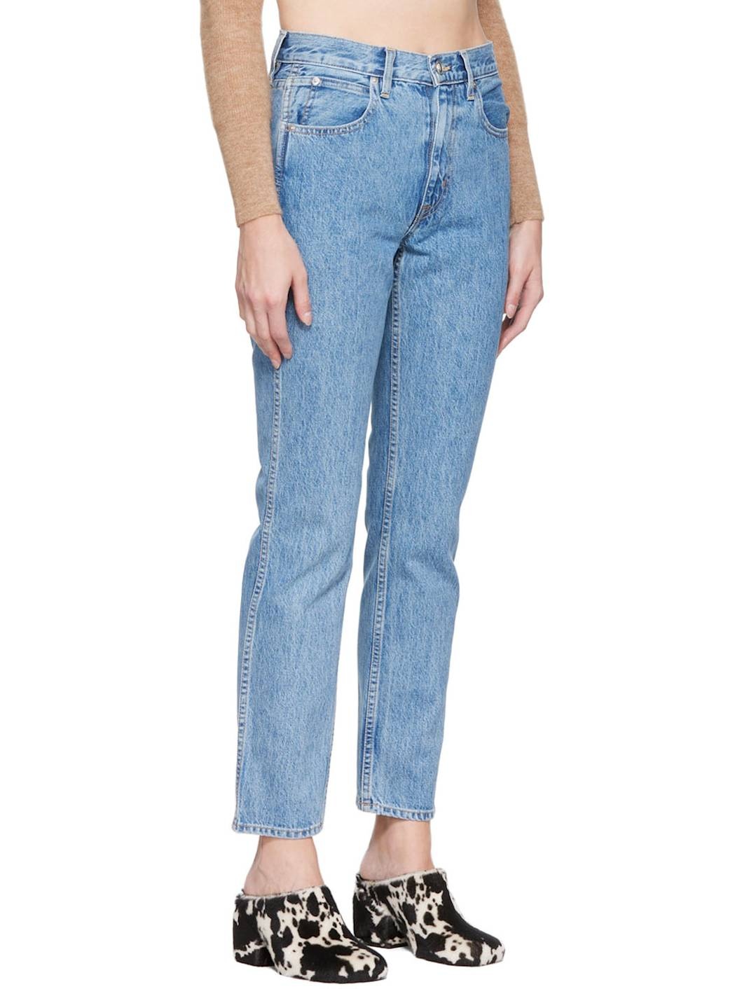 Blue Virginia Slim Jeans - 2