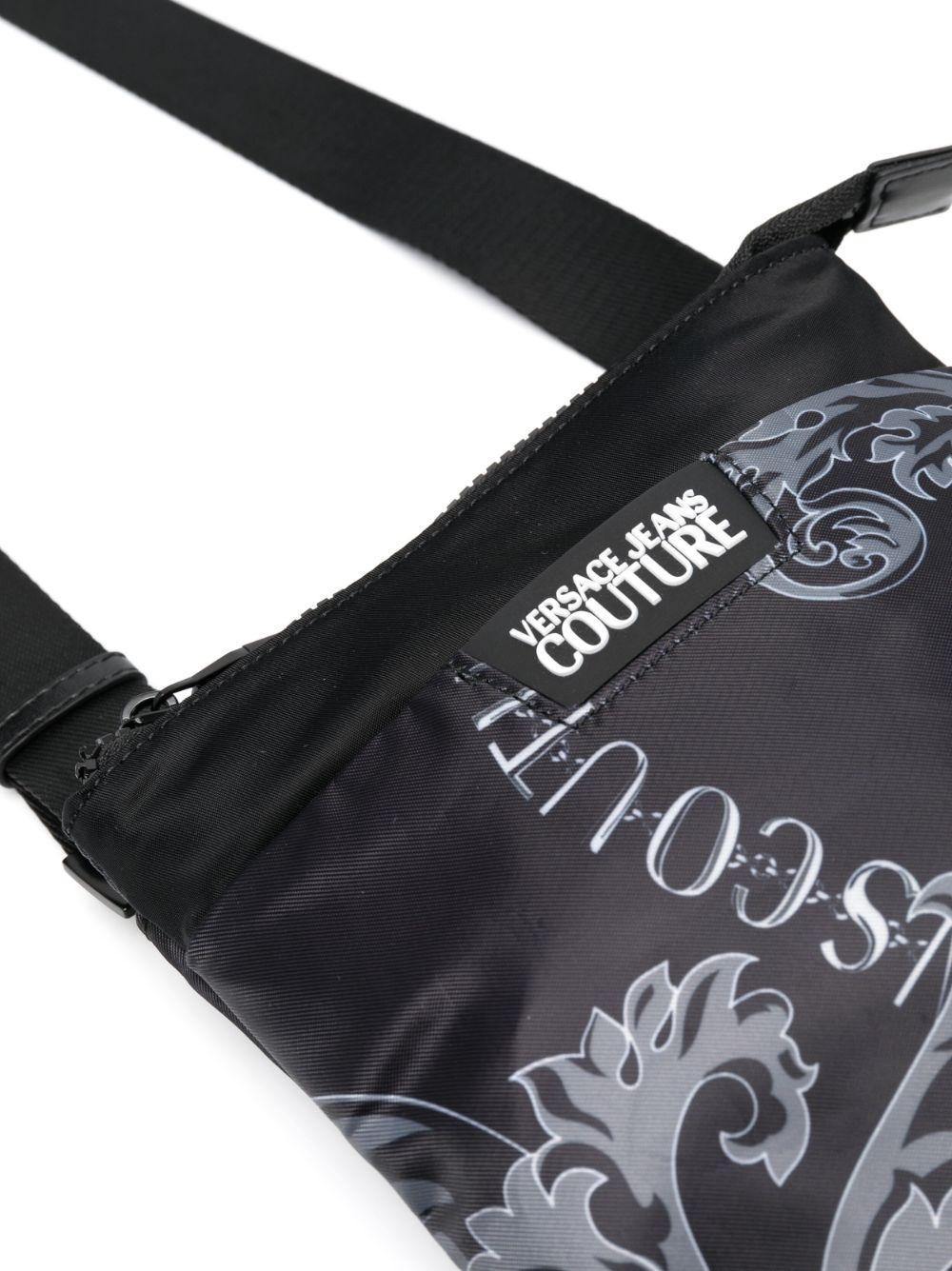 Chain Couture-print messenger bag - 4
