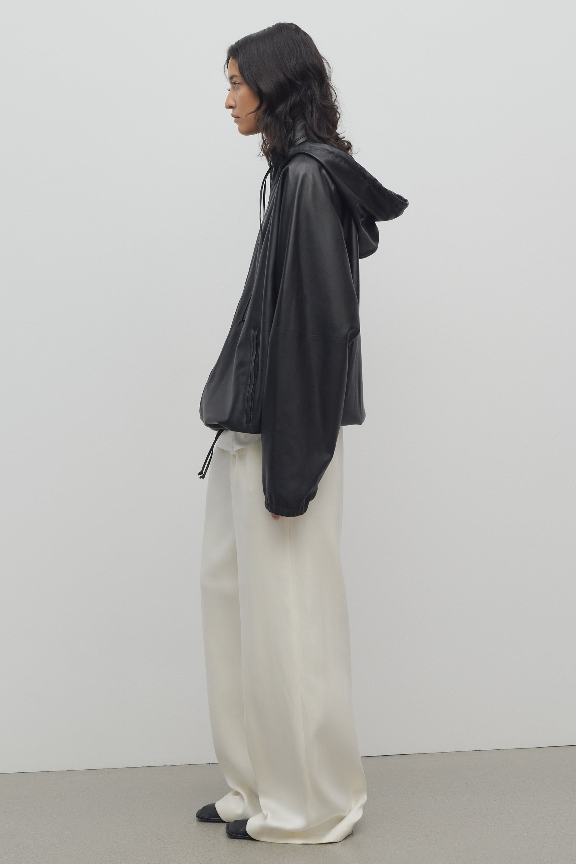 Caledon Pant in Silk and Wool - 4