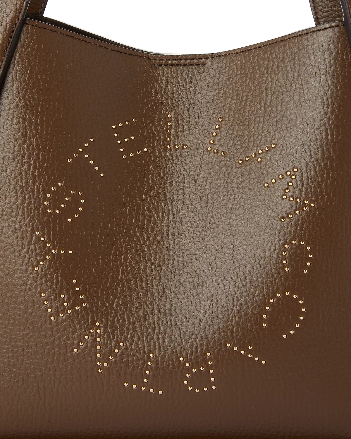 Studded Grainy Logo Tote - 7