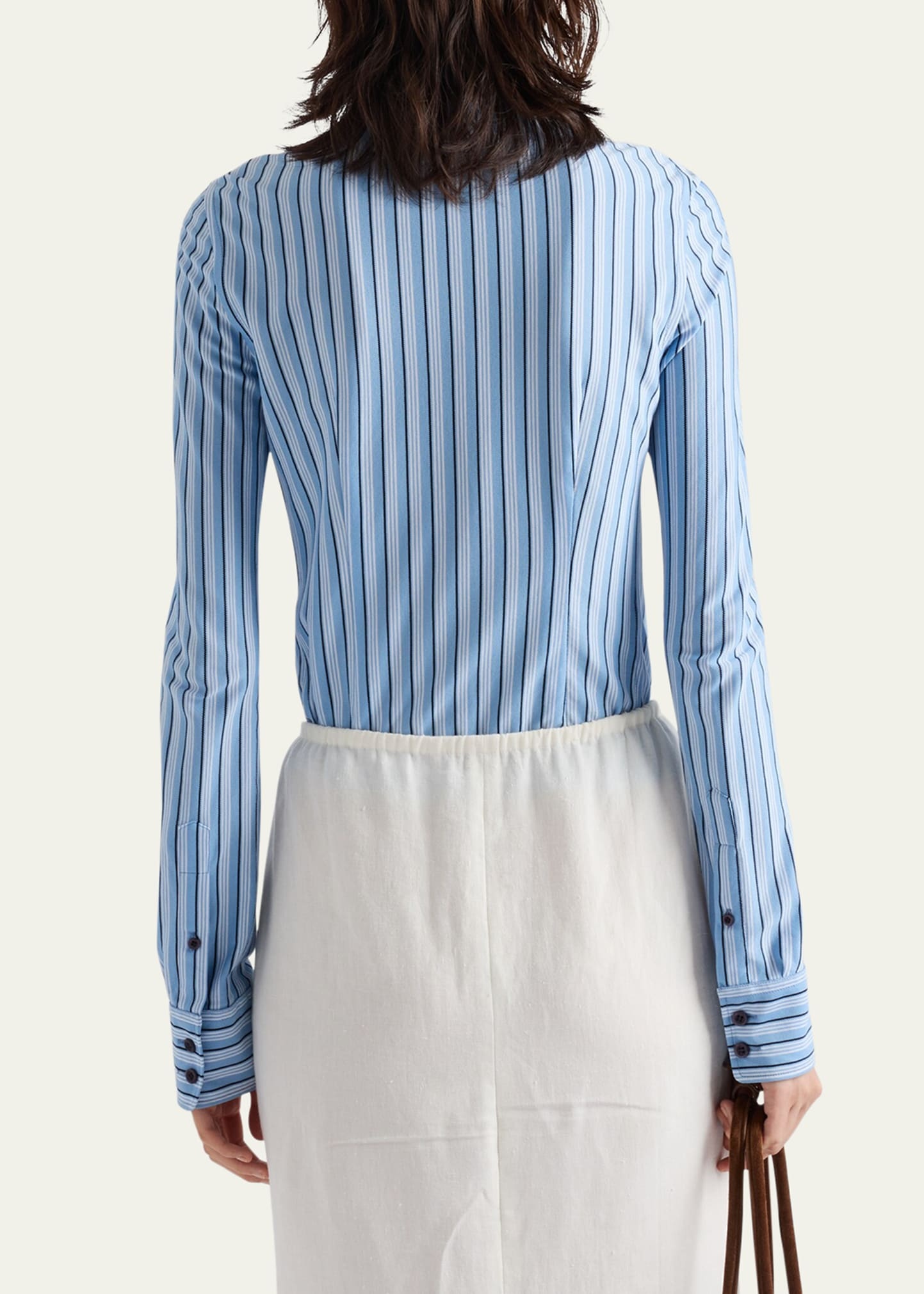 Straight Button Down Top - 3