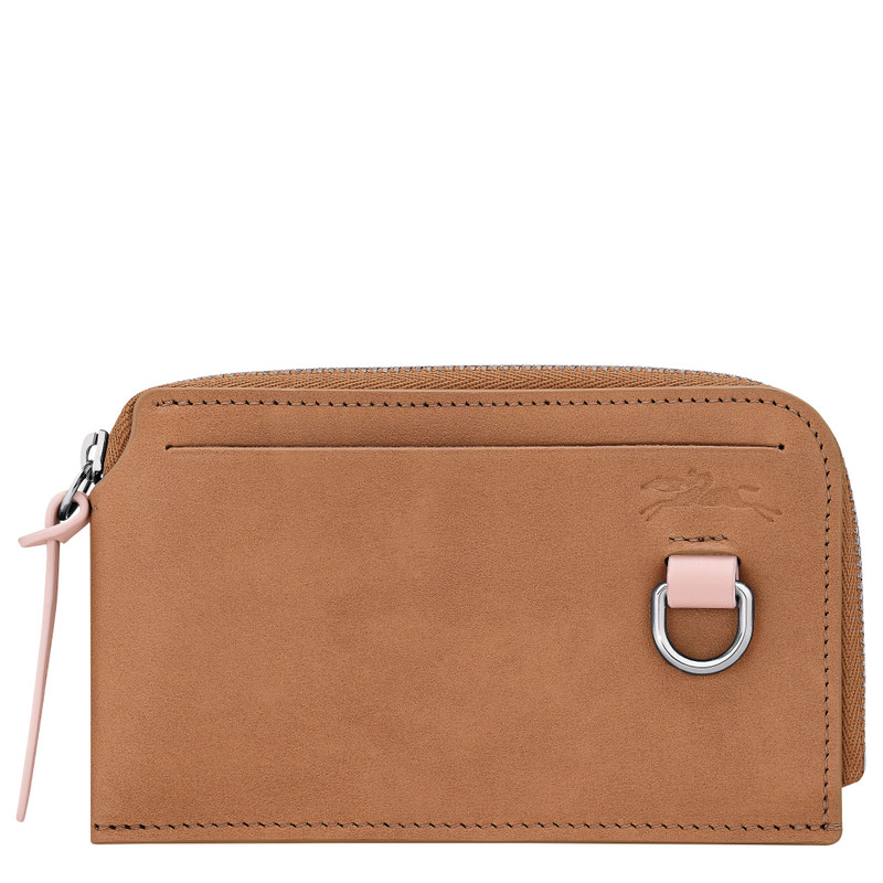 Longchamp Pocket Card holder Natural - Leather 1