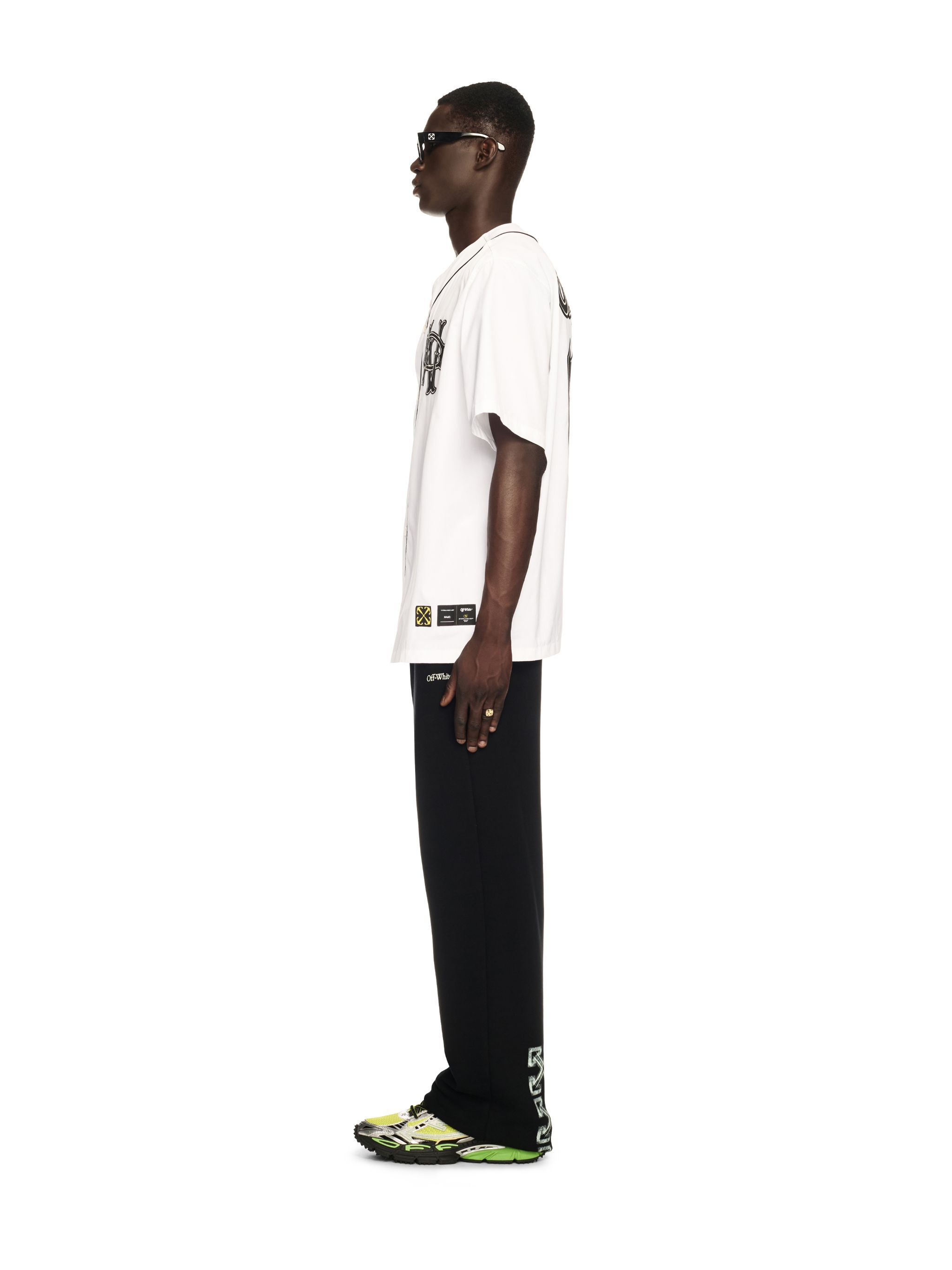 White 00 Baseball Shirt - 3