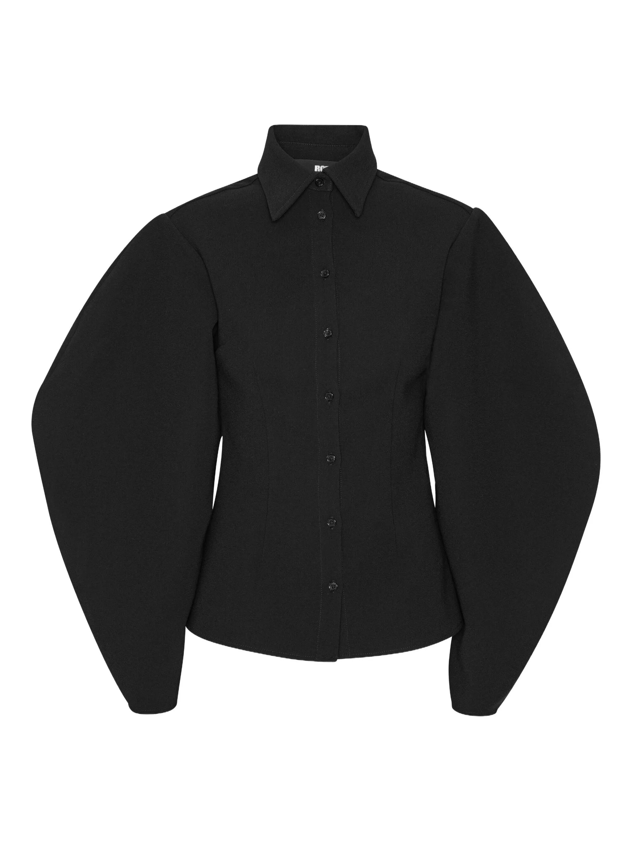 balloon-sleeve shirt - 1