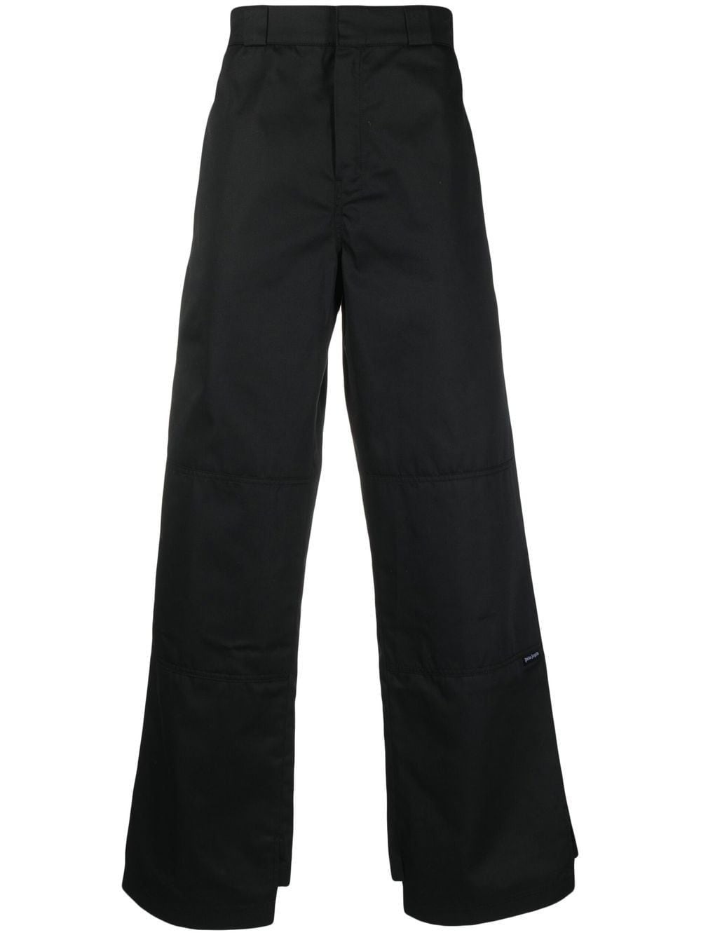 reversed waistband chino trousers - 1