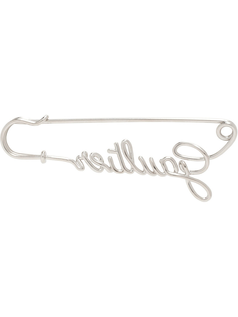Jean Paul Gaultier Silver 'The Gaultier' Brooch outlook