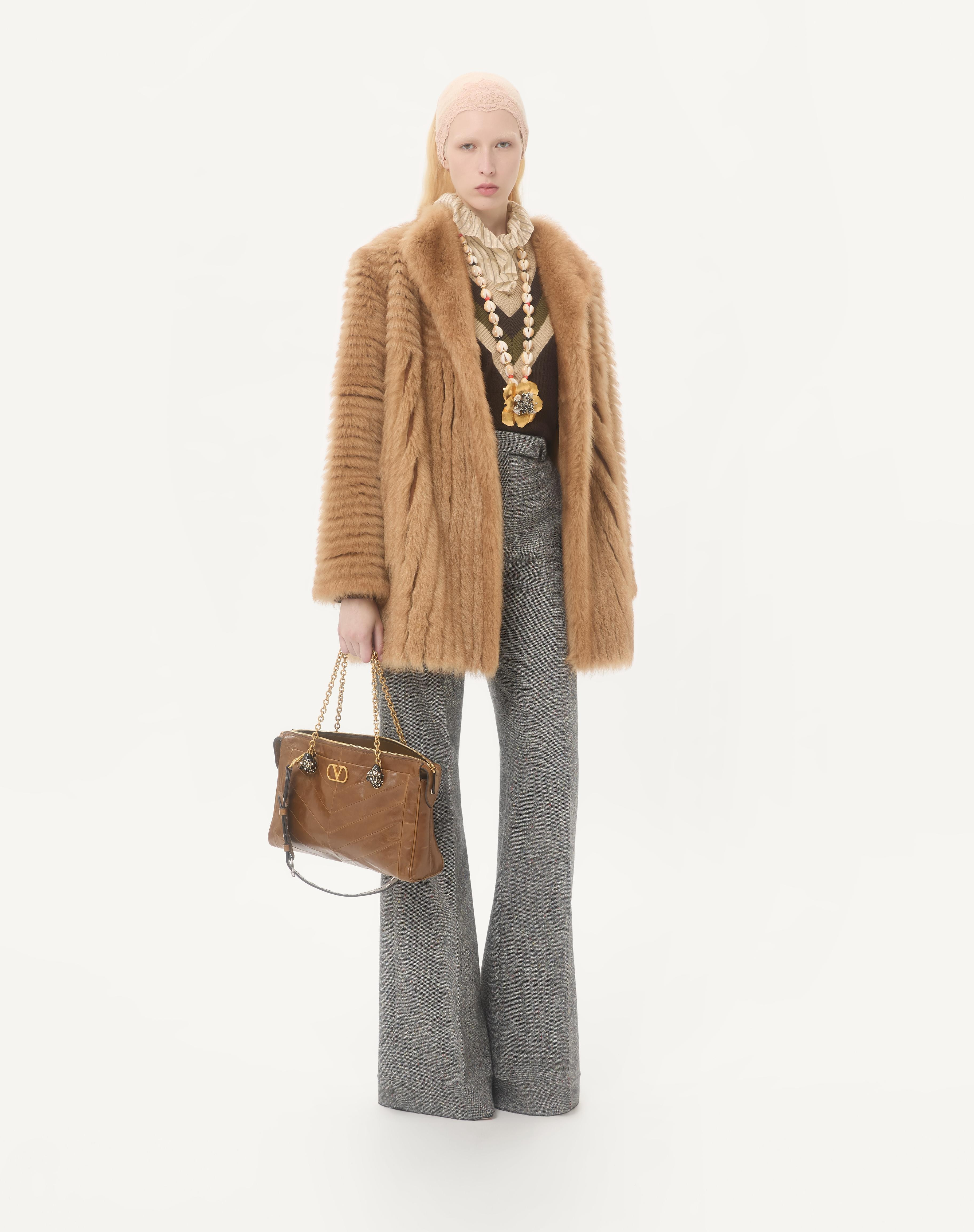 NATTÉ BUTTONED WEAVE PANTS - 2