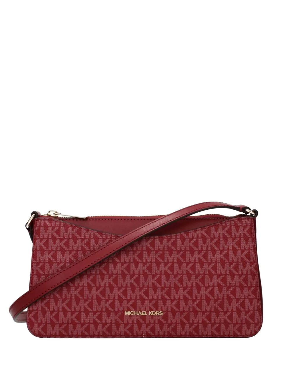 monogram-pattern shoulder bag - 1