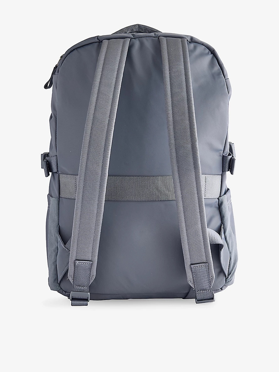 New Crew Brand-Print Woven Backpack - 4