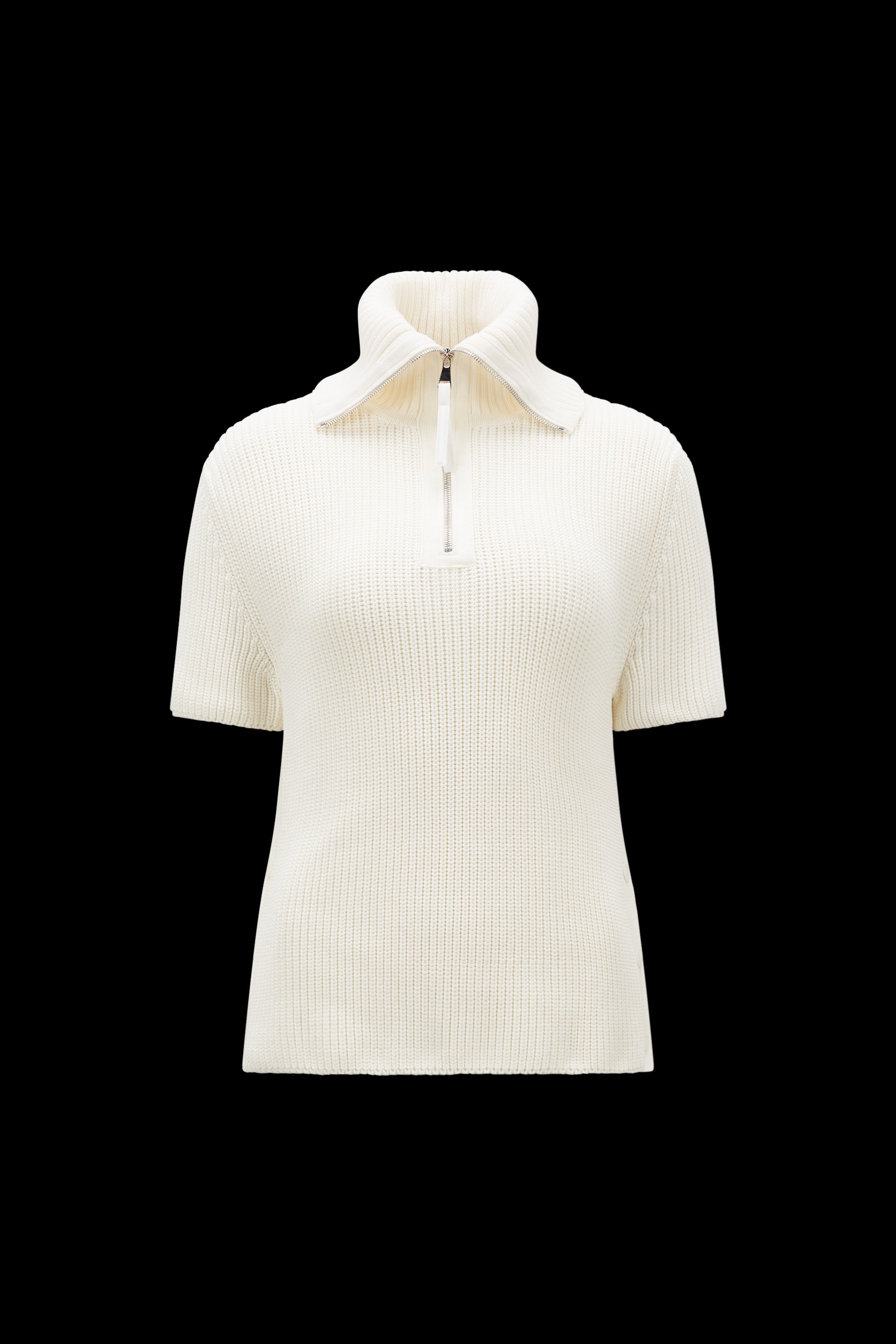 Knit Cotton Polo Shirt - 1