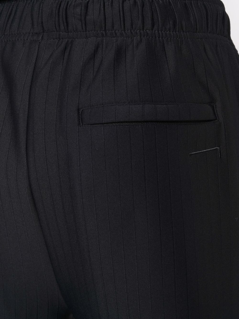 elasticated-waist slip-on straight-leg trousers - 5