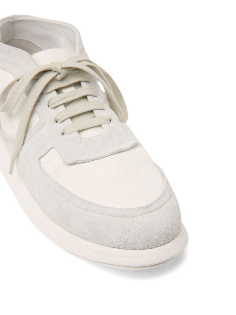 suede lace-up sneakers 4