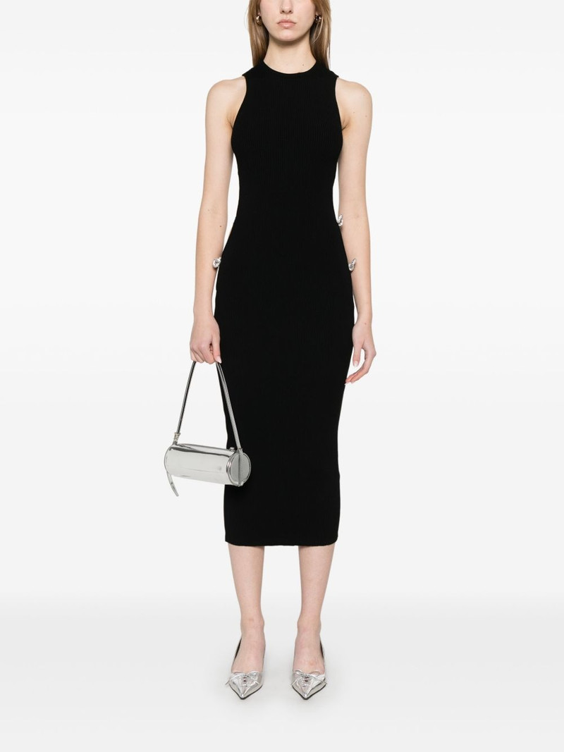 MACH & MACH ribbed midi dress outlook