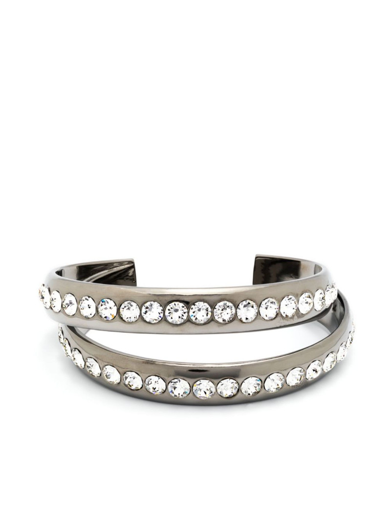 Jahleel crystal-embellished cuff bracelet 1