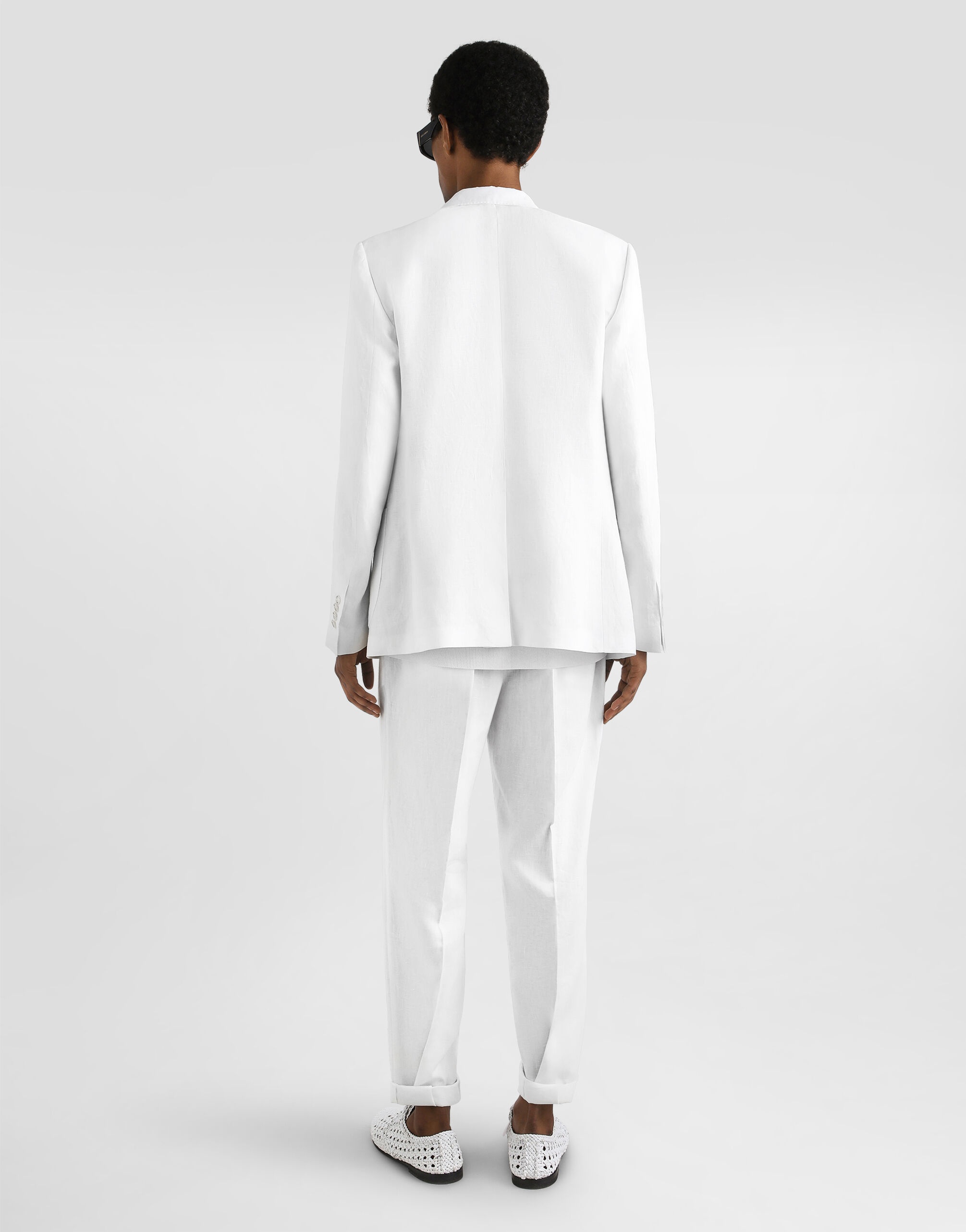 Portofino double-breasted linen jacket - 3