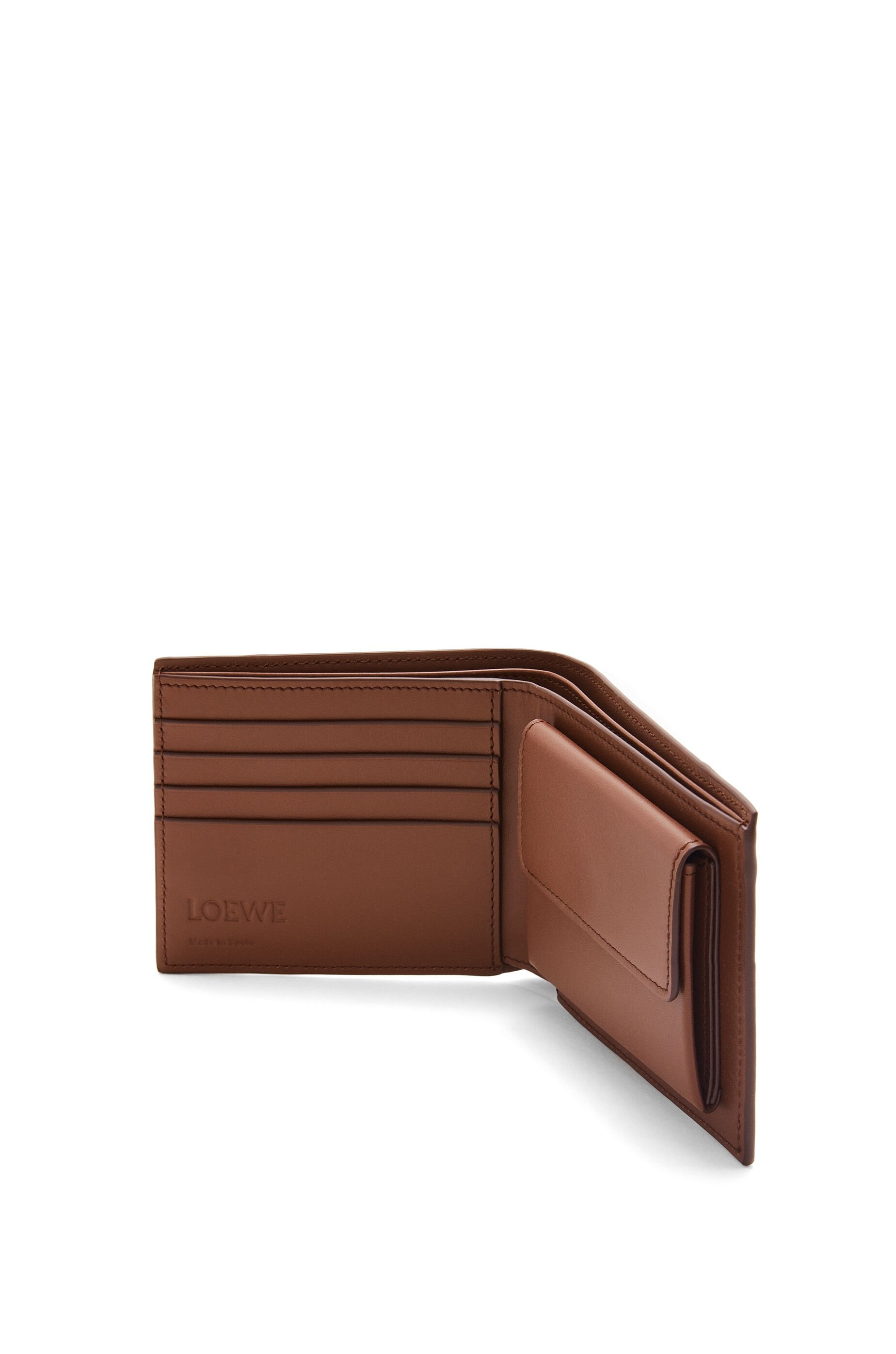 Puzzle bifold coin wallet in classic calfskin - 3