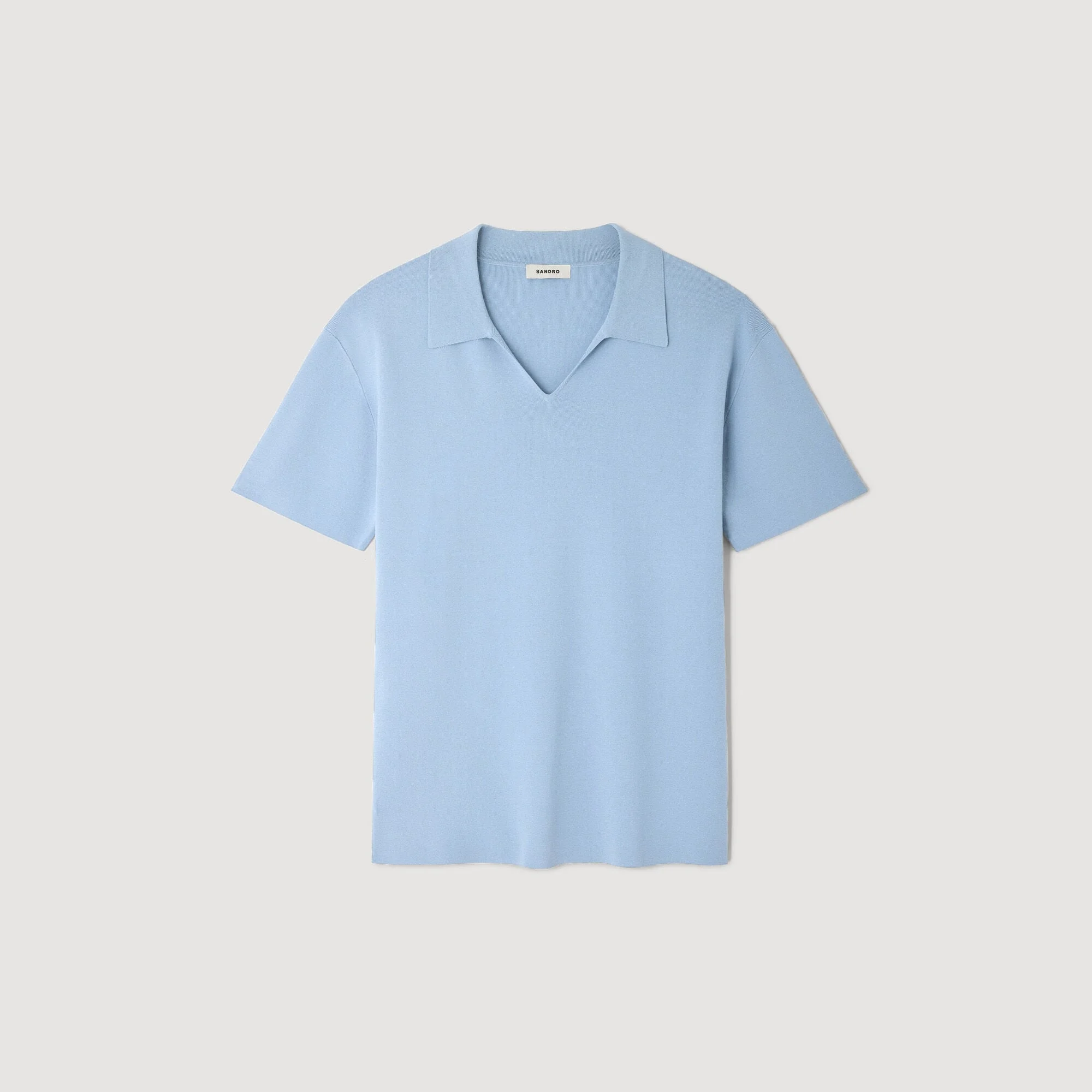 STRETCH KNIT POLO SHIRT - 1