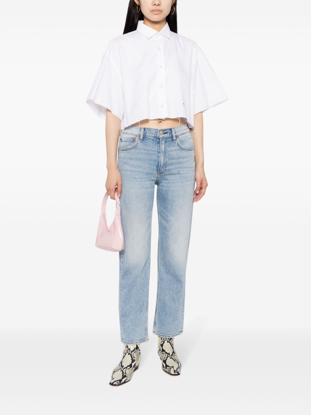 mid-rise bootcut jeans - 2