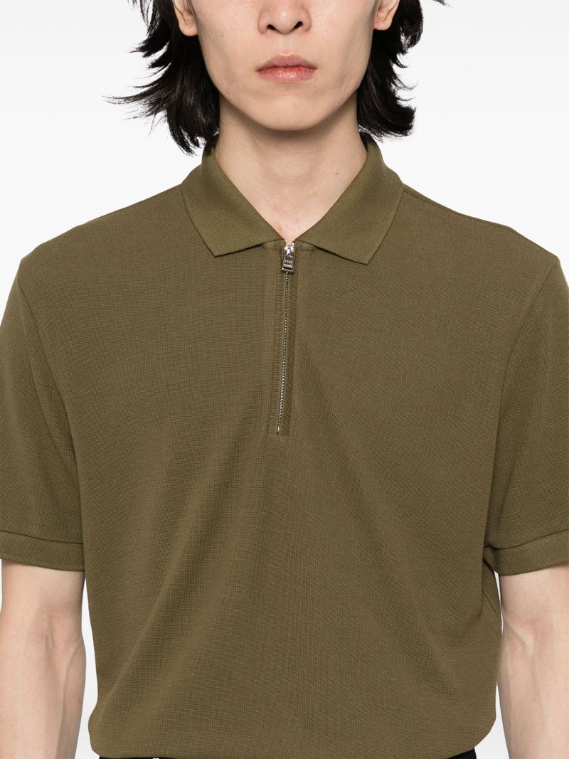 zip-up polo shirt 4