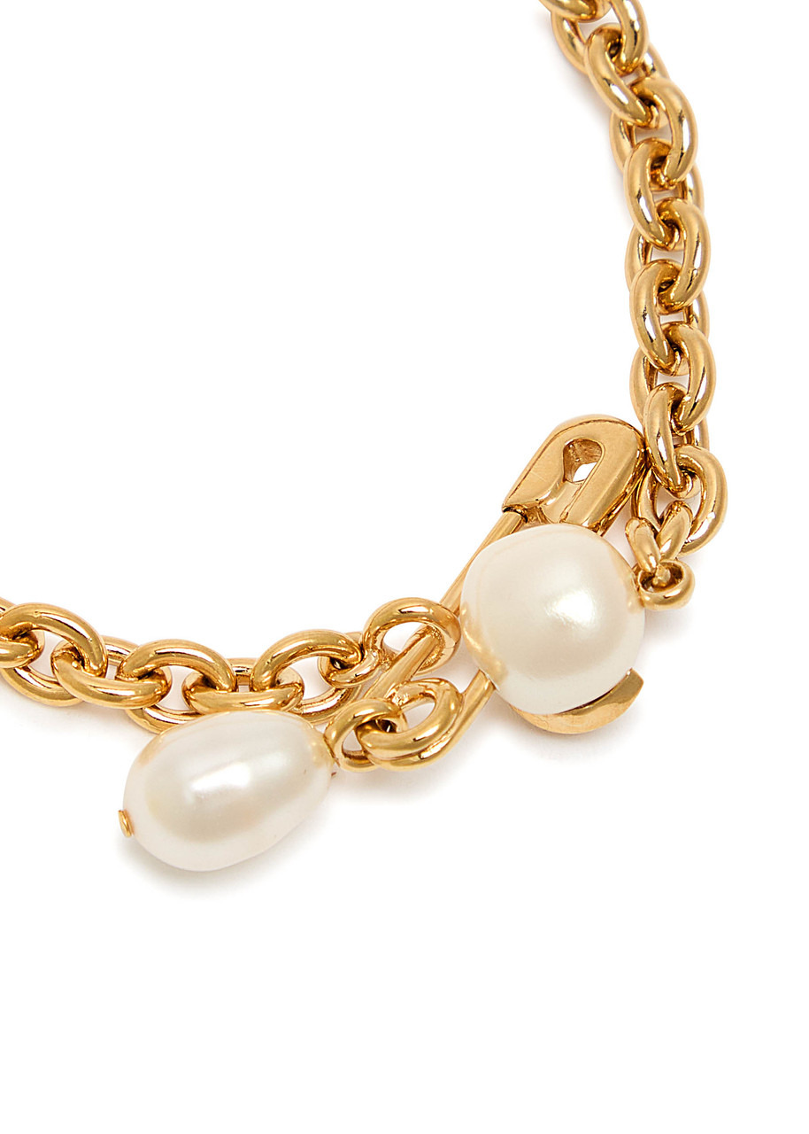 Vivienne Westwood Claude Pearl-embellished Bracelet - 3