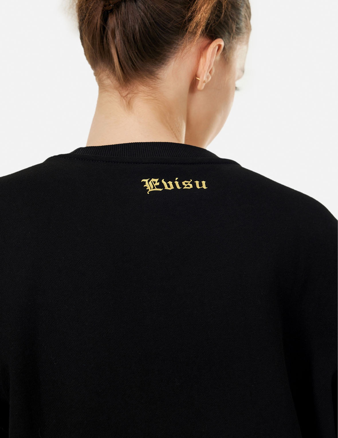 Seagull Brocade Appliqué and Logo Embroidery Regular Fit Sweatshirt - 8