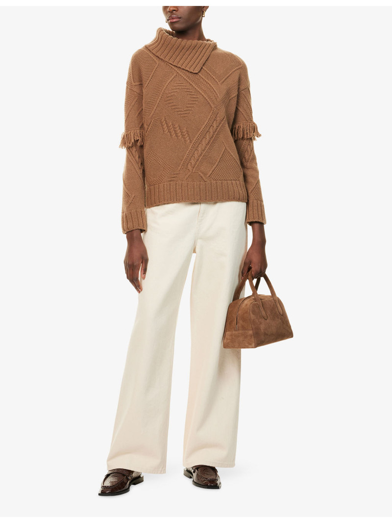 WEEKEND Max Mara Mastro Fringed Jumper outlook