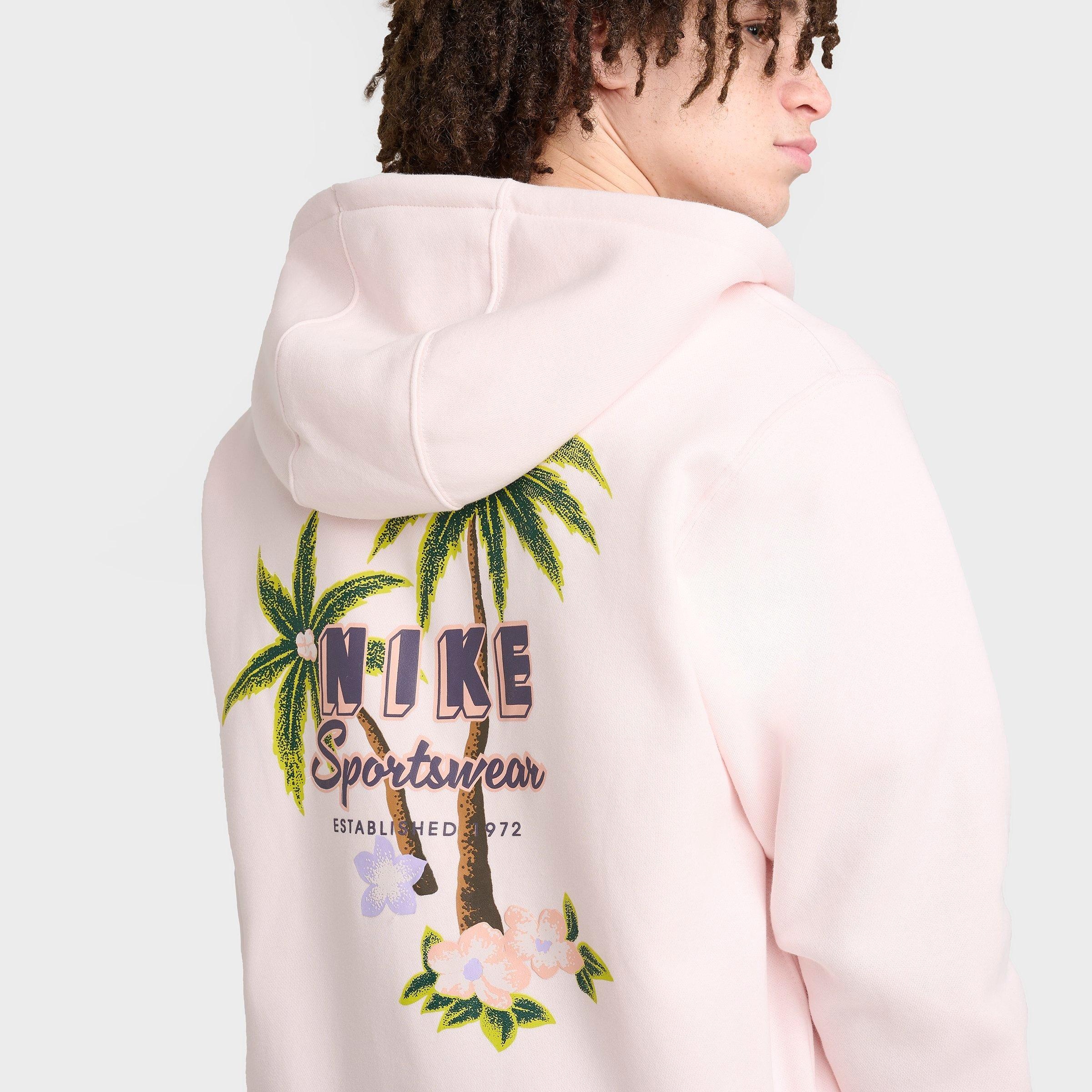 MEN'S NIKE SPORTSWEAR CLUB TROPICAL FULL-ZIP FLEECE HOODIE - 5