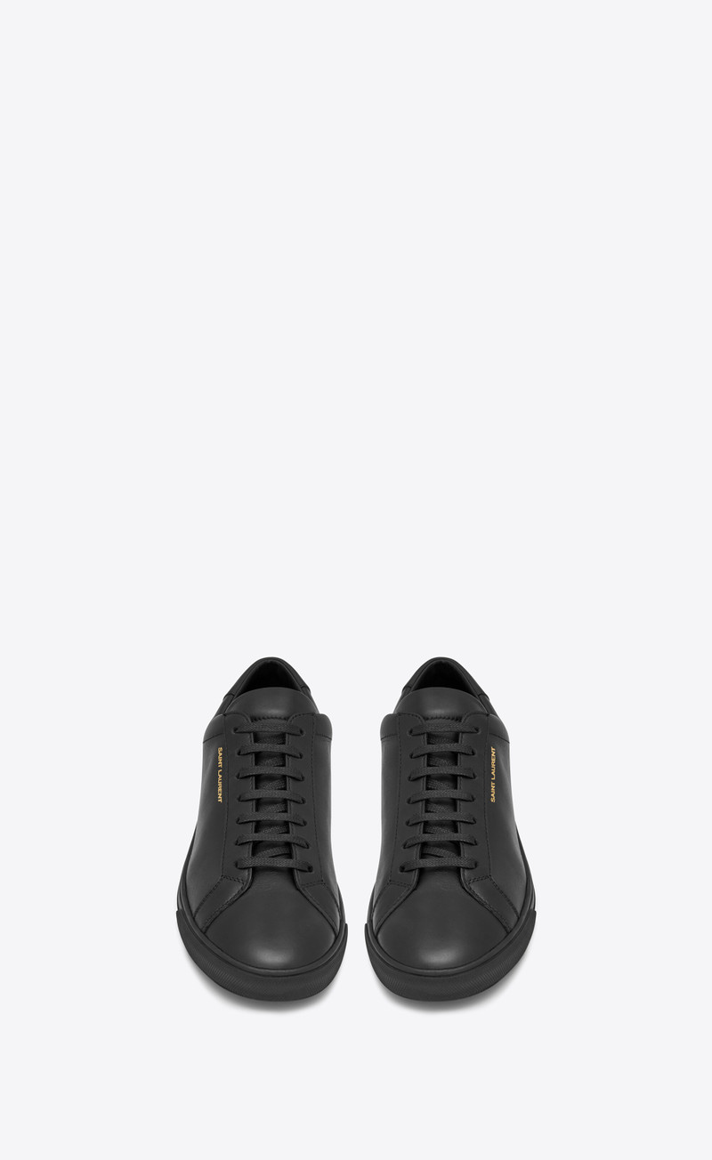SAINT LAURENT andy sneakers in leather outlook