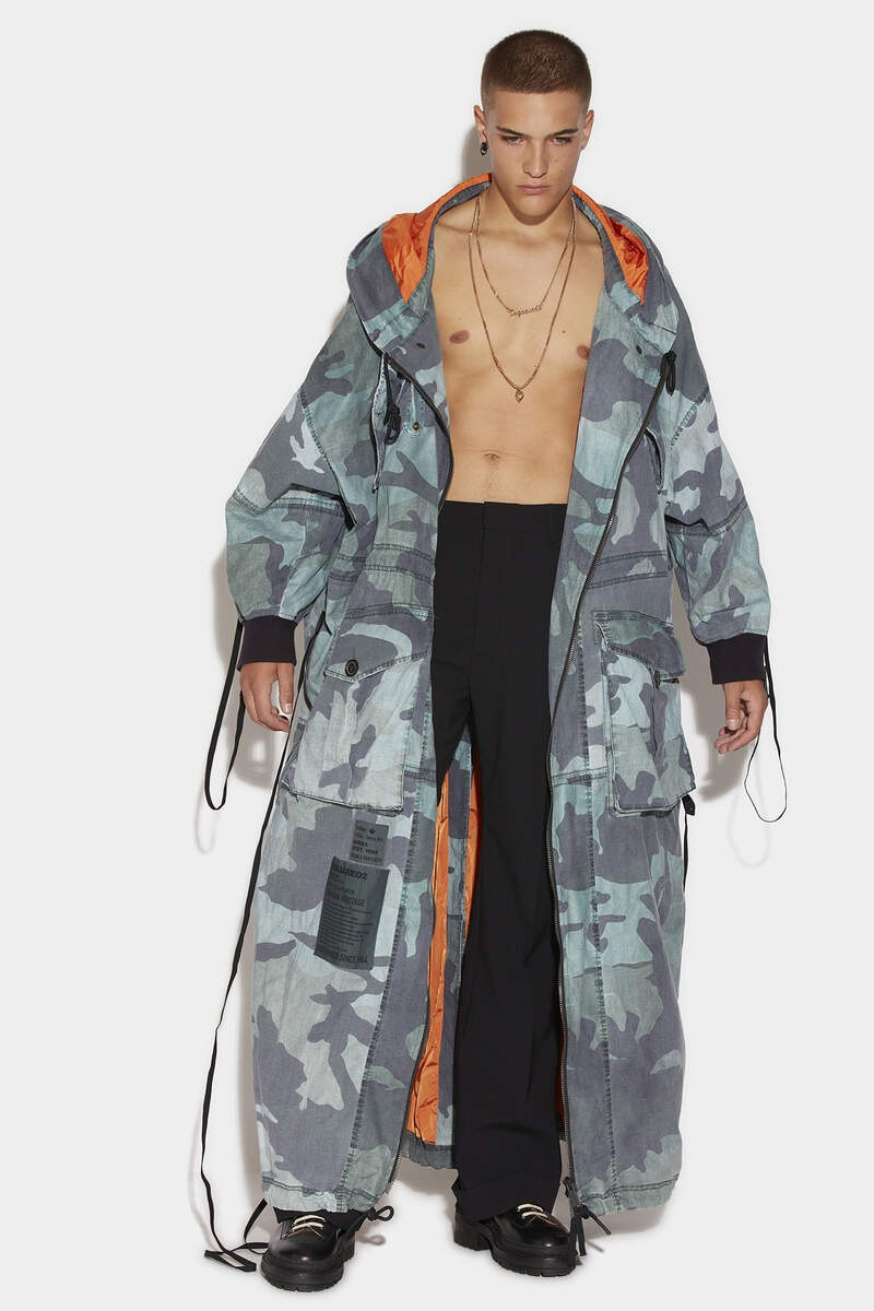 ZIP CARGO LONG PARKA 1