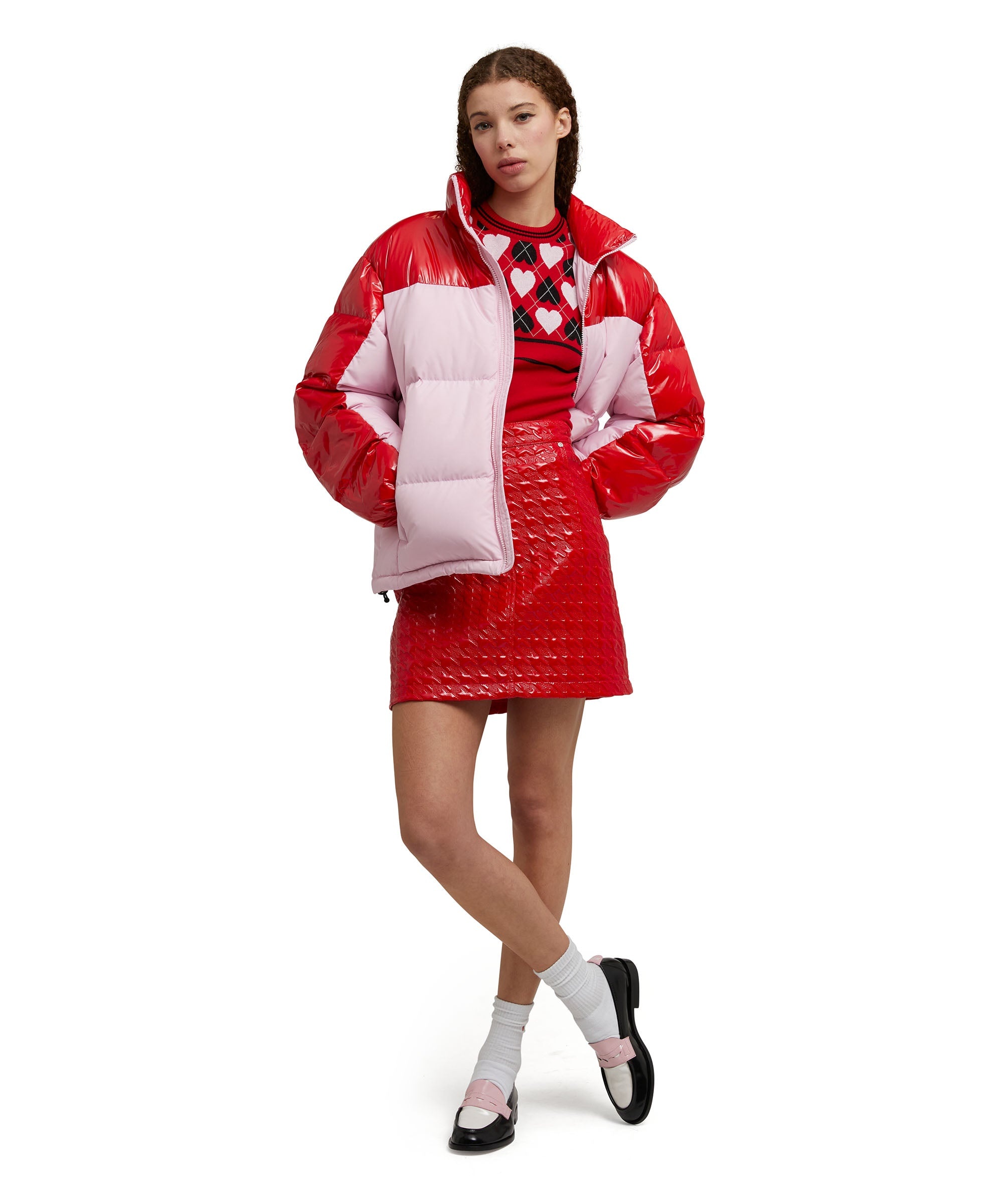 Viscose sweater with "Active Hearts"  motif - 5