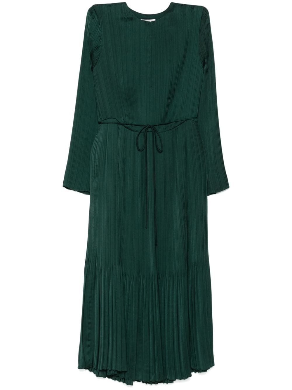 pleated midi dress - 1