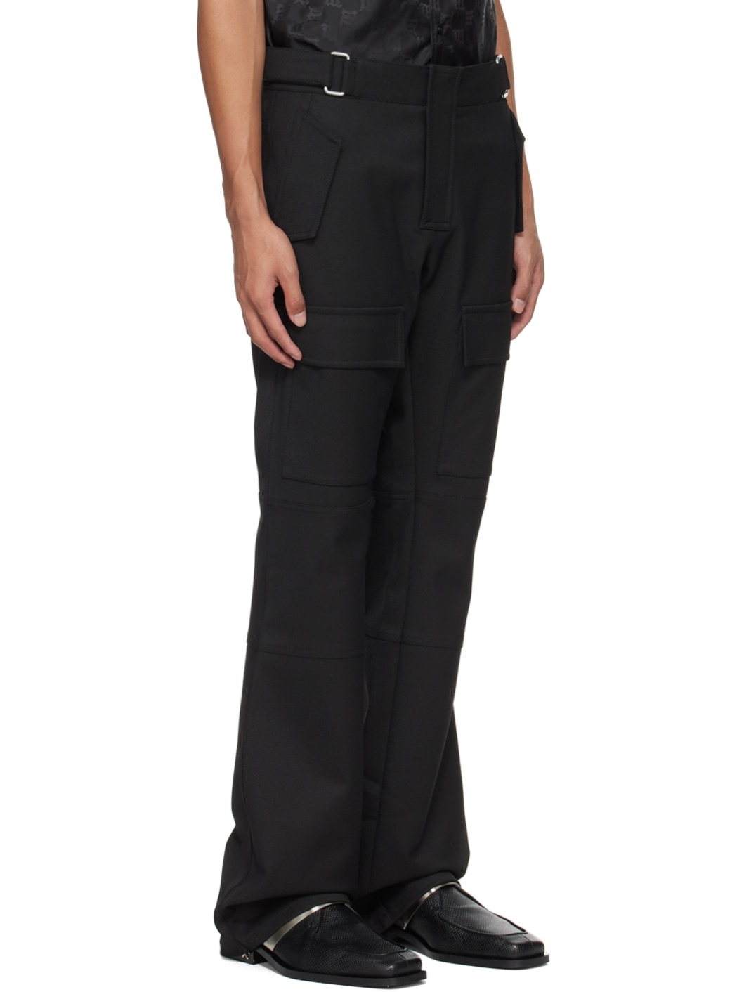 Black Moto Tailoring Cargo Pants - 2