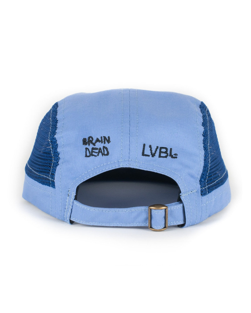 BRAIN DEAD Brain Dead Equipment Deadball Racquet Club Hat - Blue outlook