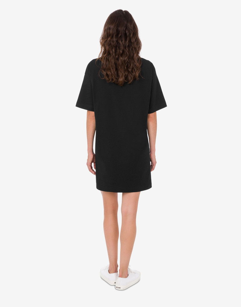 Moschino GOOSE ORGANIC COTTON JERSEY DRESS outlook