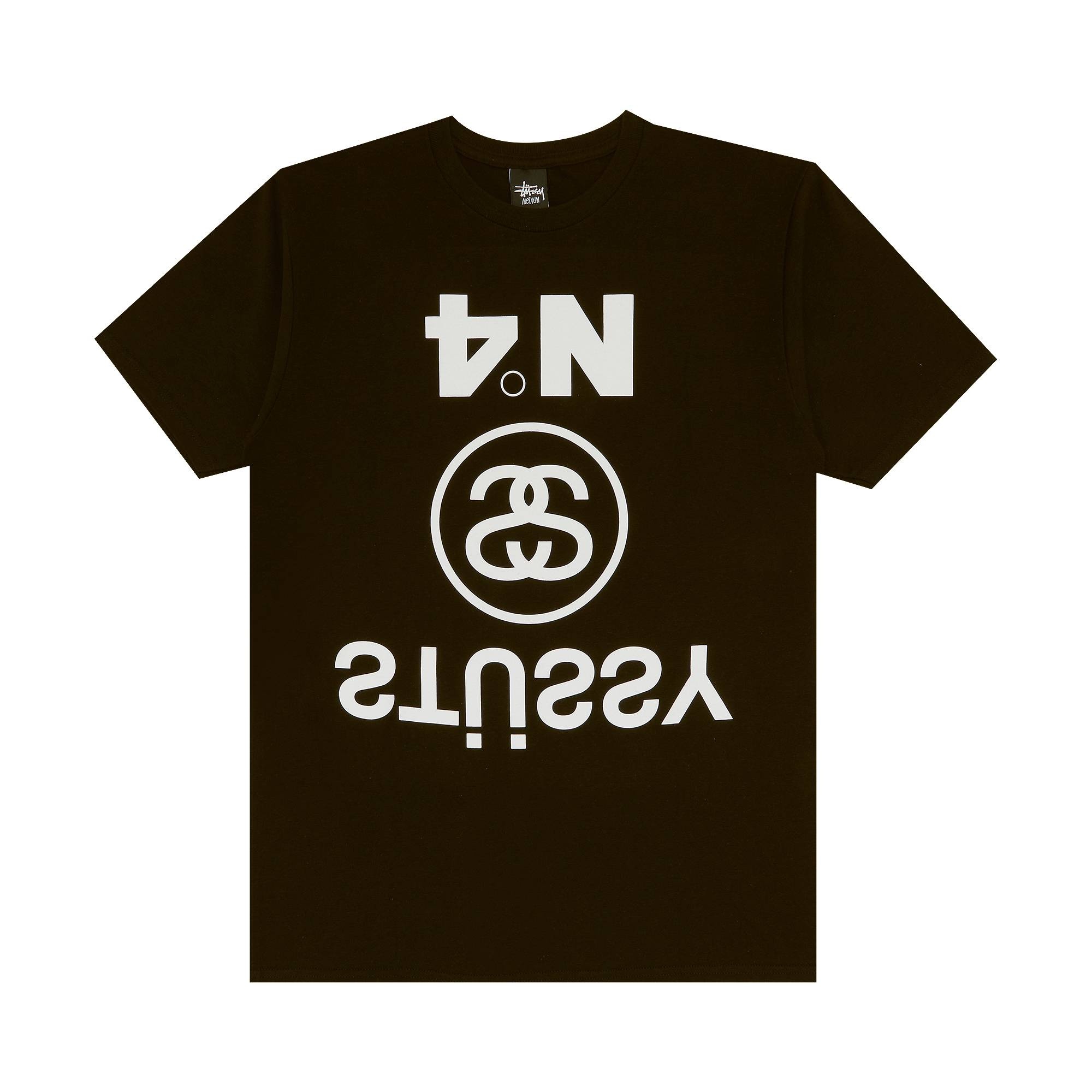 Stussy Upside Down Tee 'Black' - 1