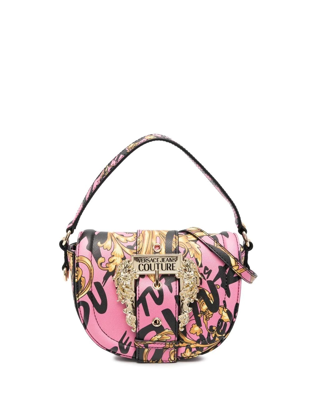 baroque-print shoulder bag - 1