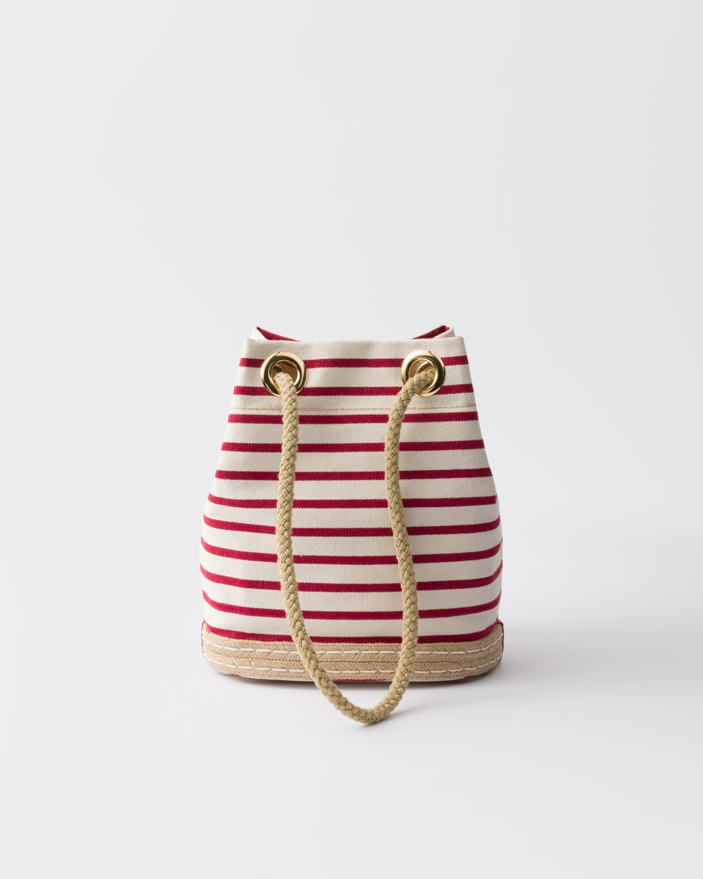 Small fabric bucket bag - 4