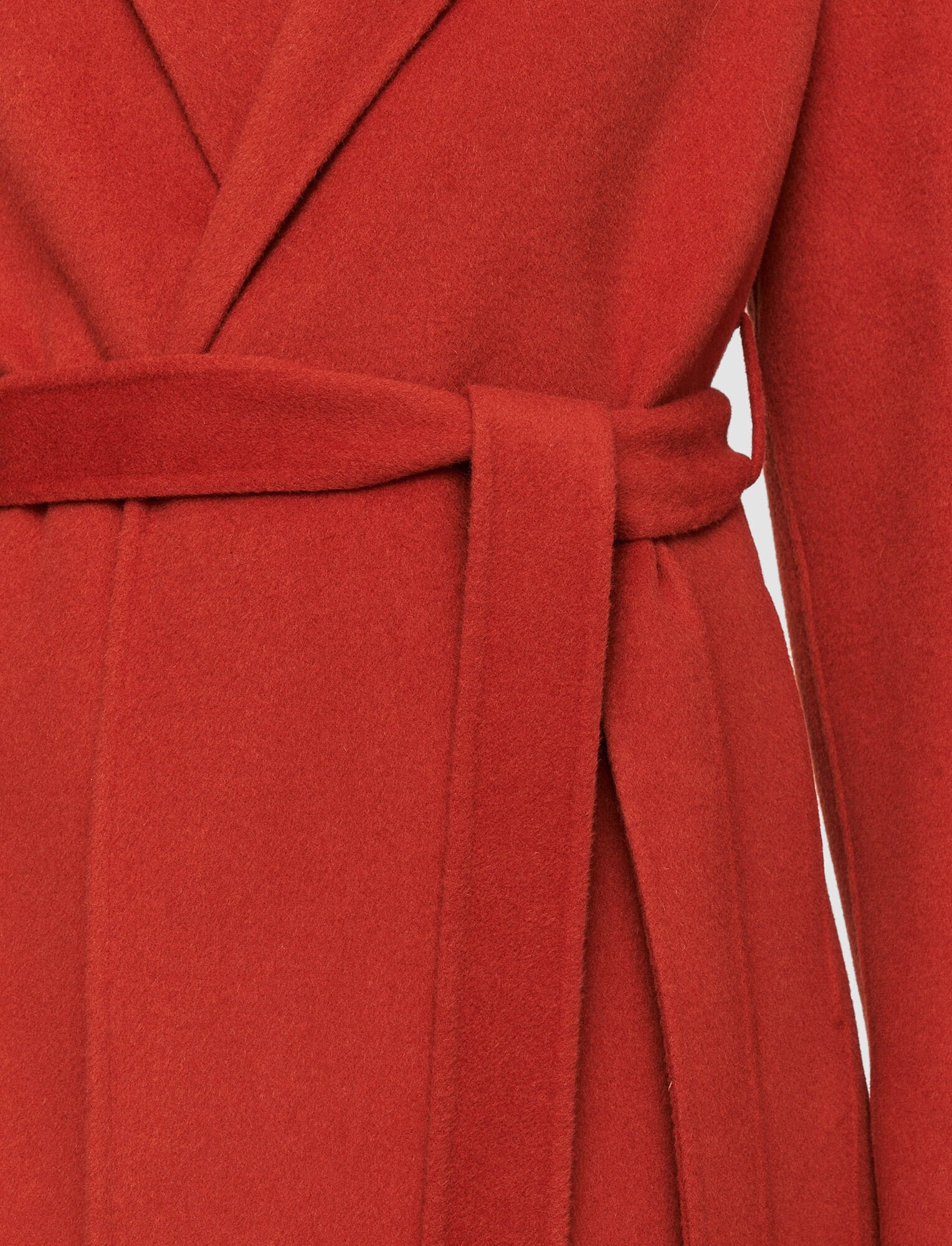 Double Face Cashmere Cenda Long Coat - 5