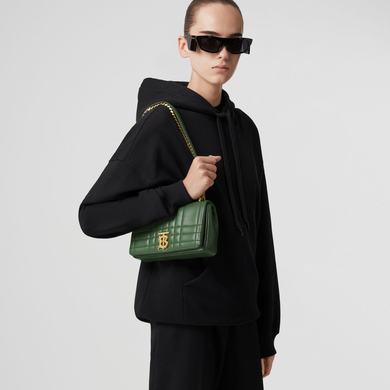 Quilted Leather Small Lola Bag - 3